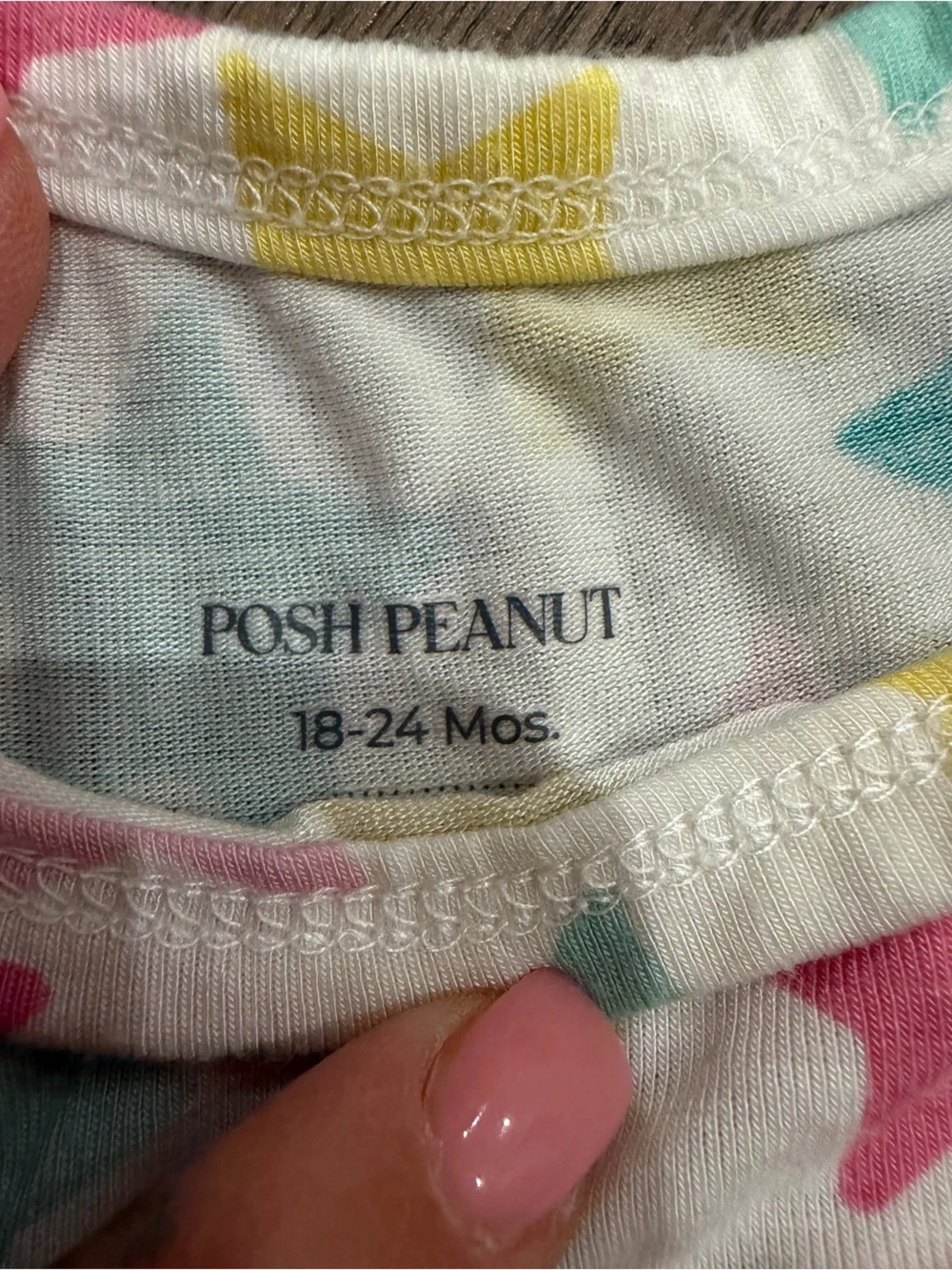 Posh Peanut Pink Yellow Teal stars Baby Twirl